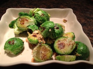 Lemon Parmesan Brussels Sprouts