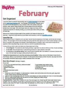 February 2013 Newsletter