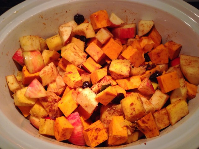 Slow Cooker Squash and Apples