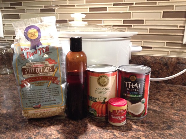 Slow Cooker Pumpkin Pie Oatmeal