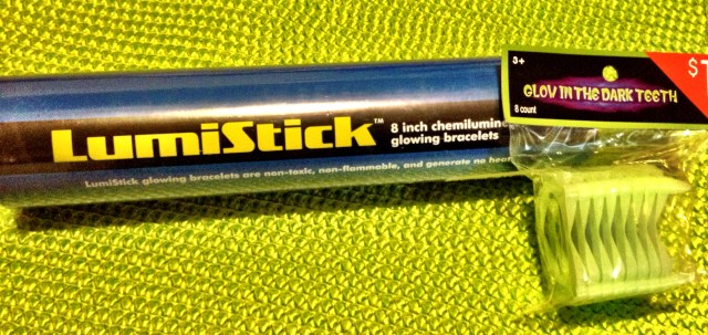 Glow Sticks and Glow-in-the-Dark Fangs