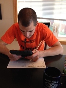 Look at that concentration!