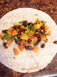 Sweet Potato Black Bean Burritos4