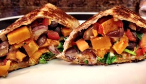 Sweet Potato Black Bean Burritos5