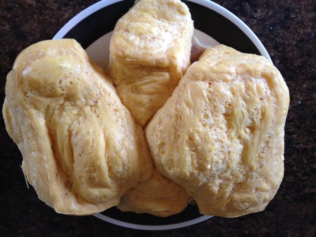 Soap from above. Note, I made 3 bars.